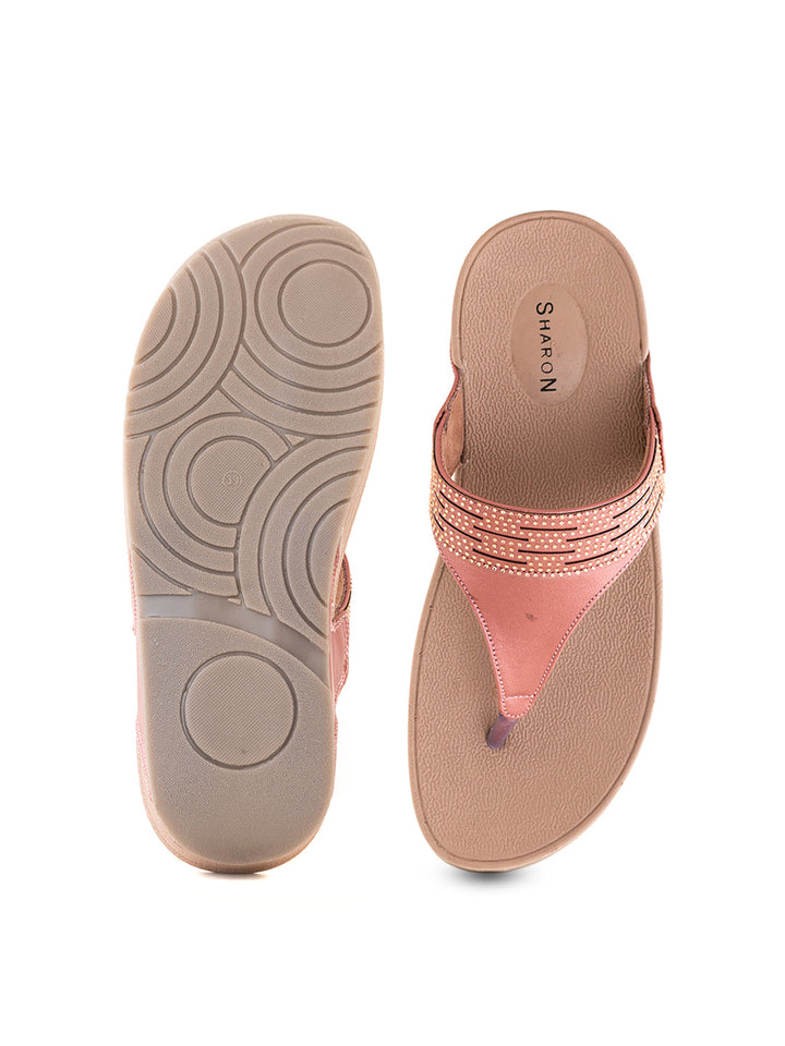Khadim Sharon Platform Heel Slip On Sandal for Women